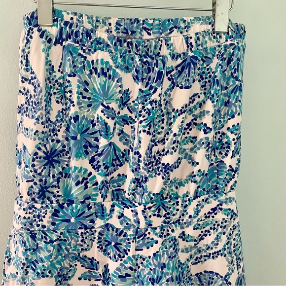 LILLY PULITZER Jace Romper blue size large - Picture 9 of 16